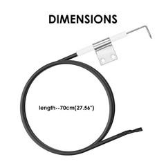 2 Outlet Push Button Grill Electronic Igniter Kit For Charbroil 463436215