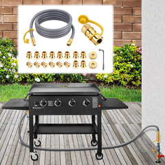 5249 Propane to Natural Gas Conversion Kit, 10FT 3/8 Inch Natural Gas Hose with