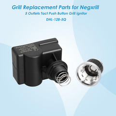 DHL-128-5Q Grill Igniters for Nexgrill Replacement Parts, 5 Outlet Tact Push But