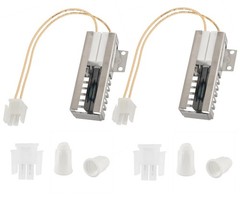 2-Pack Igniter for Samsung Gas Range Models NX58H5600SS, NX58F5500SS, NX58K9500W