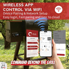 PID Rectangular Wifi Pellet Grill Controller Replacement for Pit Boss 440-1600,
