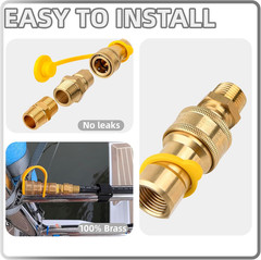 1/2 Natural Gas Quick Connect, Natural Gas Quick Connect Fittings for LP/NG Appl
