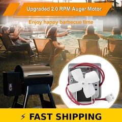 COMVIEE 2.0RPM Auger Motor Replacement for Traeger, Pit Boss, Camp Chef