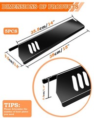 15 inch Grill Heat Plates Parts for Dyna-Glo DGF493BNP DGH483CRP, Backyard BY…