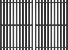 2-Pack of Cast Iron Cooking Grate Porcelain Coated Cast Iron Prevents Sticking