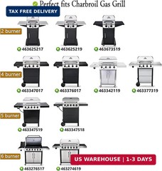 Grill Replacement Parts for Charbroil Performance 4 Burner 463342119, 463342118,
