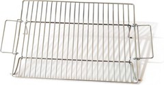 Stainless Steel BBQ Cooking Grid with Handles – Ideal for Meat & Camping 15x11in