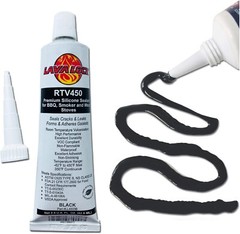 1/2″ x 1/8″ Self-Stick BBQ Gasket with Black RTV – Superior Cooking Performance
