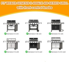 SafBbcue Crafted Cooking Grates for Weber Genesis 400 Series Genesis II E-410…