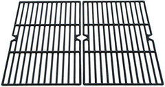Cast Iron Cooking Grates Grid 2-Pack 12 3/8″ for Charmglow Jenn-Air Weber Grill