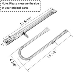 Grill Replacement Parts for Brinkman 810-3660-S, 810-3661-F Models. Grill Heat P