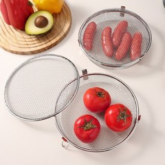 Stainless Steel Drying Rack with Spacious Basket and Quick Drain Design