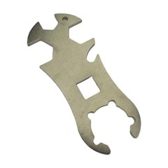 Lightweight Gas Cylinder Valve Key Stainless Steel Bottle Opener for Camping