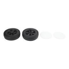 6 Inch BBQ Grill Wheels 2 Pack Replacement Wheels for Outdoor Grill Mobility