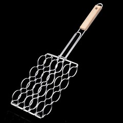 Portable BBQ Sausage Clip Basket for Open Flame Cooking and Easy Maintenance