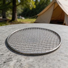 Mesh Design Stainless Steel BBQ Grill Rack for Camping Picnics and Backyard Use
