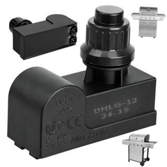 DHLG-12 Grill Igniter Kit for 2 Outlets for Nexgrill Ignitor-AAA Black