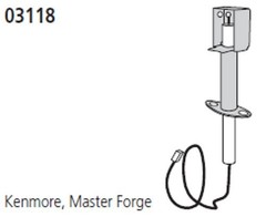 Music City Metals 03118 electrode; Kenmore, Master Forge