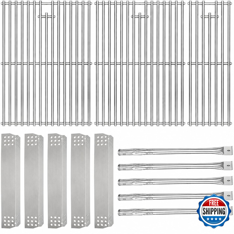 Hisencn Grill Parts Kit For Nexgrill 5 Burner 720-0882A Gas Grill Stainless