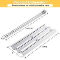 Hipoilk Grill Parts for Napoleon LEX 485, LEX 605, LEX 730, Mirage Series, S8…
