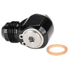 8AN Male Flare Banjo to M14x1.5 Stainless Steel Banjo Bolt 8AN to M14x1.5 Black