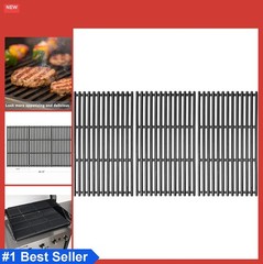 Cast Iron Grill Grates 17×9.5 Inch 3 Pack Replacement for Tru Infrared 4 Burner