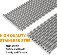 Grill Heat Emitters Stainless Emitter Plates 3Pc Replacement Parts for Charbroil