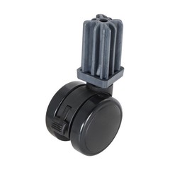 2 Set Caster Wheel 2.33In Black For Genesis Summit Silver Spirit Gas Grills