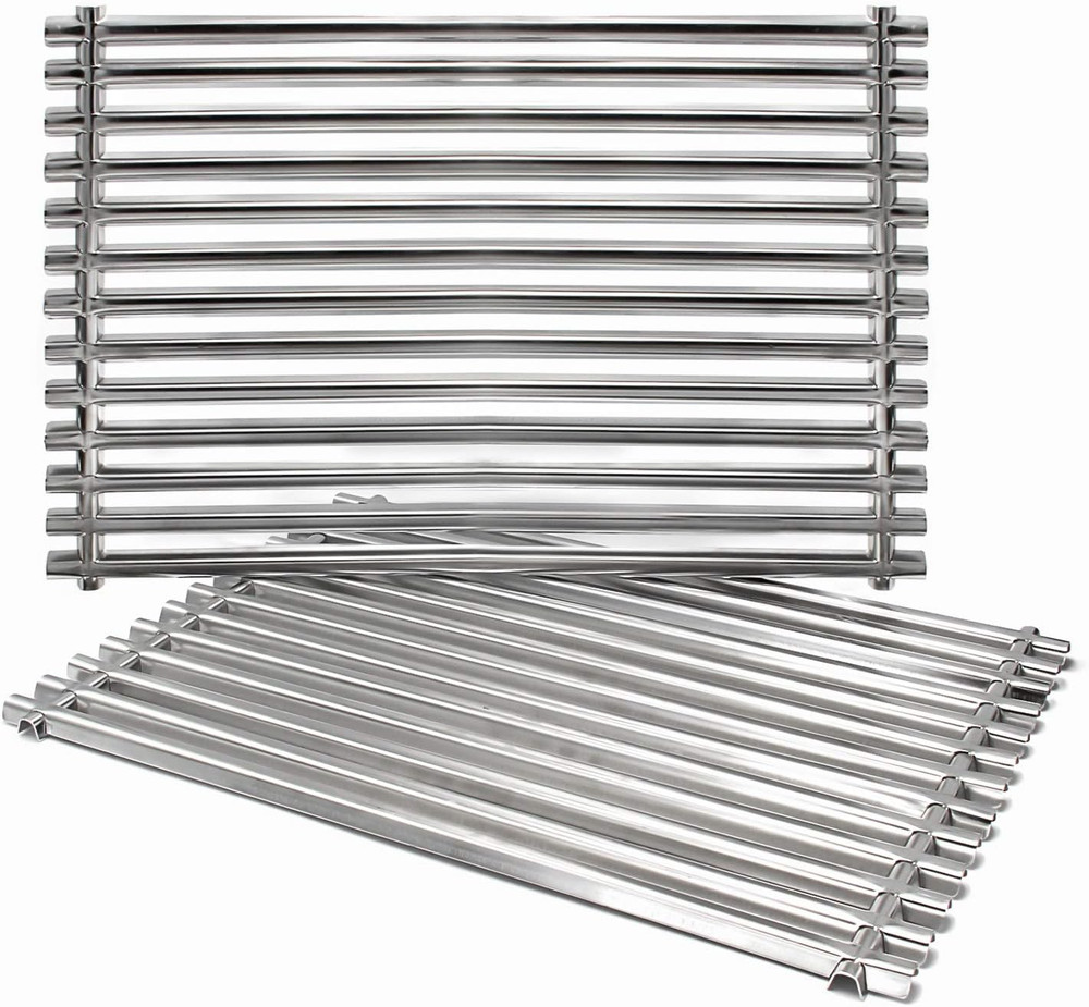 65905 304 Stainless Steel Grill Grates for Weber Genesis Silver A, Spirit E & S