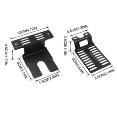 BBQ Rotisserie Bracket Adjustable Design Customizable Height And Position