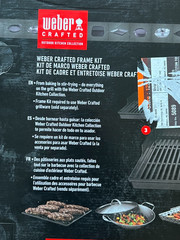 Weber 7678 Crafted Spirit Outdoor Kitchen Collection Smoke Spirit Frame Kit 7678