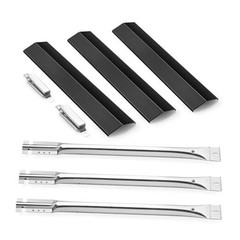 Grill Parts for Oklahoma Joe’s Longhorn Combo 3-Burner, Grill Replacement black