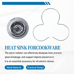 Heat Diffuser for Glass Cooktop, Electric Stove Protector, Heat Sink 3 Pack