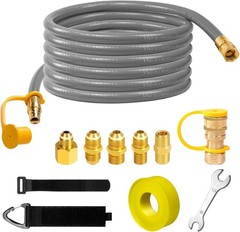 12FT Natural Gas Hose with Quick Connect for Weber