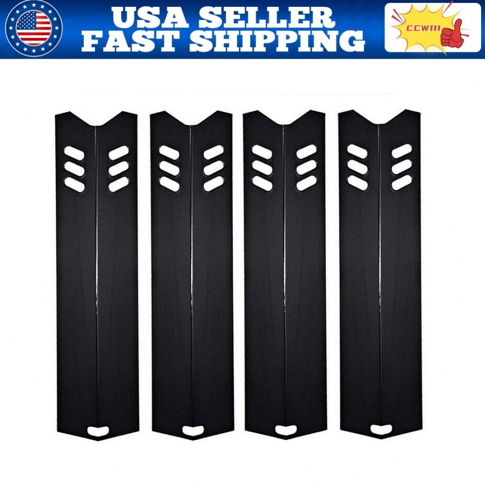 15″ Grill Heat Plate Shield Burner Cover for Dyna-glo DGF510SSP DGF510SBP 4-Pack