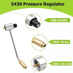 CHILIPILI Replacement Parts 5430 Pressure Regulator for Coleman Propane Black