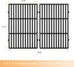 Cast Iron Grill Grates for Weber Spirit E310 E320 E330 S310 S320 S330 Genesis