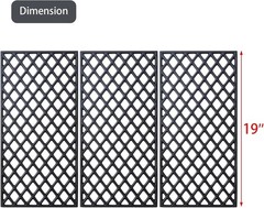 Heavy-Duty Cast Iron Grill Replacement Grates for Member’s Mark & More
