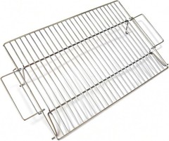 Stainless Steel BBQ Cooking Grid with Handles – Ideal for Meat & Camping 15x11in