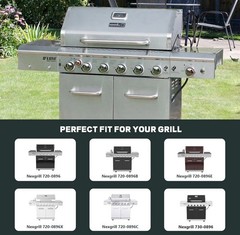 Nexgrill 720-0896 6 Burner Grill Parts Kit Grates Heat Plates Burners No Wires