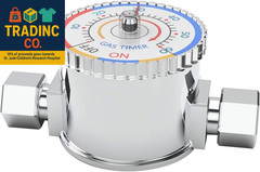 Gas Safety Timer Automatic Shut off Valve Non-Electric for BBQ Grill & Kitchen F
