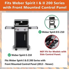 Flavorizer Bars & Grill Burner Tubes for Weber Spirit I & II 200 W Front Control
