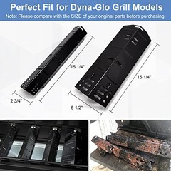 Grill Heat Plate Replacement for Dyna-Glo DGH450CRP, Porcelain Steel 4 Burner