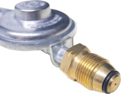 Multicolored Propane Low Pressure Regulator – 75,000 BTU for BBQ Grills