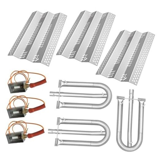 90351 (3-Pack) 12461 (3-Pack) 16GA Stainless Steel Heat Plate Burner and