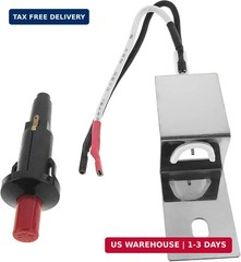 80462 Gas Grill Replacement Ignitor Kit for Weber Q100 Q200 Gas Grills, Push But