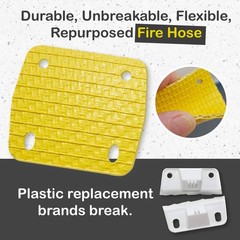 Unbreakable Cooler Hinge Replacement Kit – USA Made, Repurposed Fire Hose, Durab