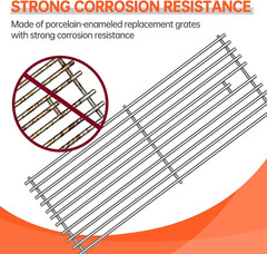 5 Pack 7Mm Grill Grates Grids Replacement Parts for Bull 5 Burner Grills Bull An