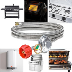6Ft Stainless Braided Propane Regulator Hose for Blackstone Grill 20Lb Tank