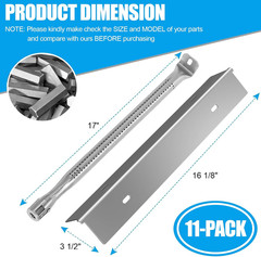 Prestige 500 Heat Plate Grill Replacement Parts Kit for Napoleon Prestige 500 wi